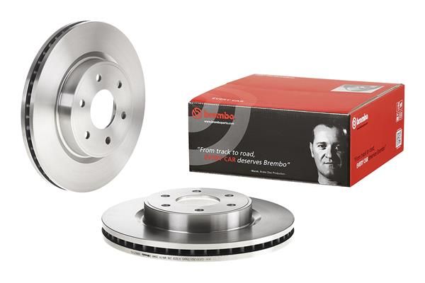BREMBO 09.B625.10 | Fren Diski Ön Standard Nissan | 2 Adet