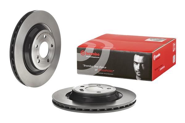 BREMBO 09.B743.41 | Fren Diski Arka UV Coated Mercedes-Benz | 2 Adet
