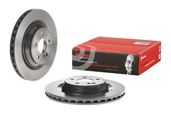 BREMBO 09.B842.31 | Fren Diski Arka UV Coated Mercedes-Benz | 2 Adet
