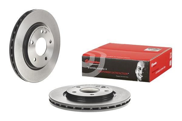 BREMBO 09.B843.11 | Fren Diski Ön UV Coated Mercedes-Benz | 2 Adet