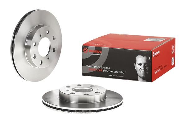 BREMBO 09.C145.10 | Fren Disk Ön Havalı (231-4)-(Honda Jazz 02 / 08) | 2 Adet