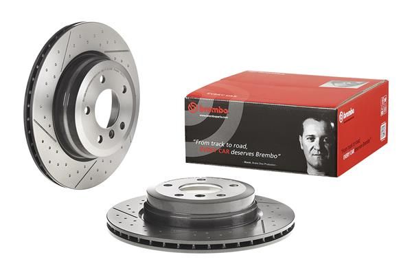BREMBO 09.C246.11 | Fren Diski Arka UV Coated BMW | 2 Adet