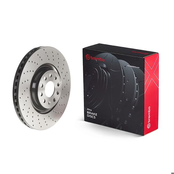 BREMBO 09.C306.1X | Fren Diski Ön (VW Golf 13-17 Passat 11-Audi A3 13-20 Seat Leon 13-16 Skoda Octavia 13-17) Xtra | 2 Adet