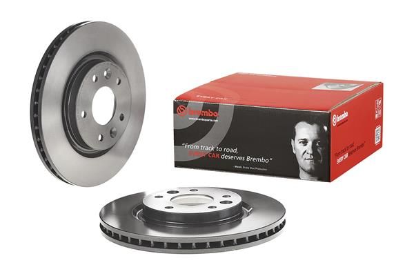 BREMBO 09.C541.11 | Fren Diski Ön UV Coated Ford | 2 Adet