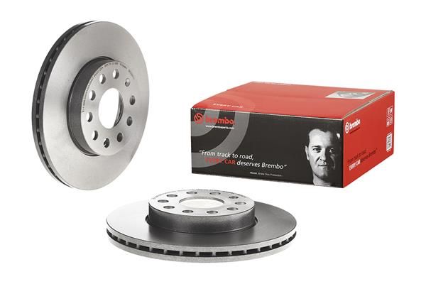 BREMBO 09.C547.11 | Fren Diski Ön (VW Golf 13-Audi A3 13-Seat Leon 13-Skoda Octavia 13 -) 276×24 5×112 | 2 Adet