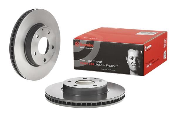 BREMBO 09.C651.11 | Fren Diski Ön UV Coated Mazda | 2 Adet