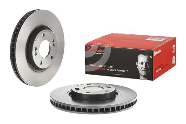 BREMBO 09.D210.11 | Fren Diski Ön UV Coated Hyundai | 2 Adet
