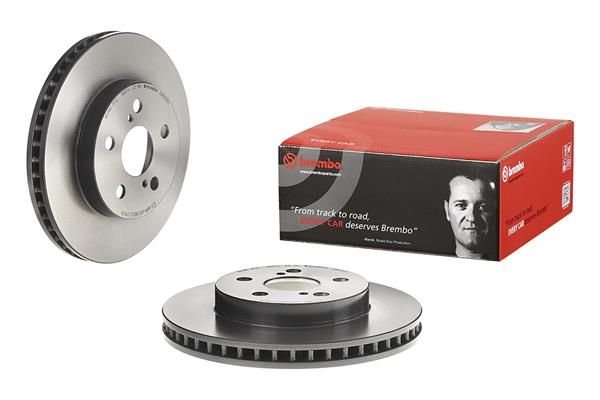 BREMBO 09.D510.11 | Fren Diski Ön UV Coated Toyota | 2 Adet