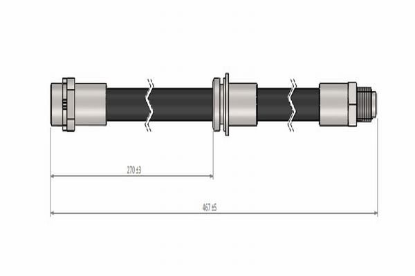 CAVO C900.871.A | Fren Hortumu Arka 06-13 X5 (E70) | 1 Adet