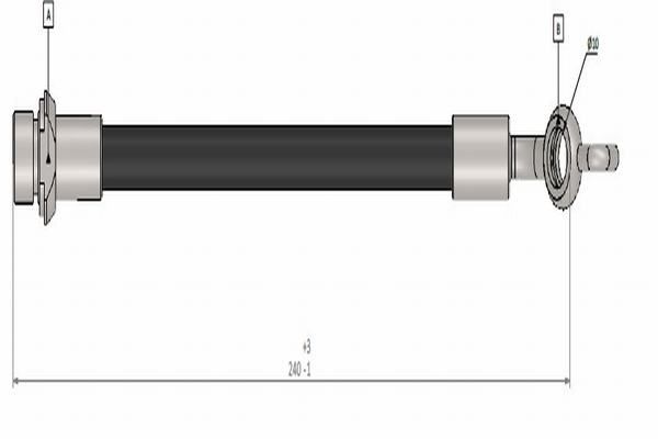 CAVO C900450A | Fren Hortumu Arka (Toyota Corolla Verso 1.6-1.8-2.0 D-4D 04-09) | 2 Adet
