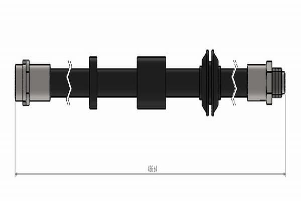 CAVO C900601A | Ön Fren Hortumu Volvo C70 II 06-13 S40 II 05-12 V50 05-12 | 2 Adet