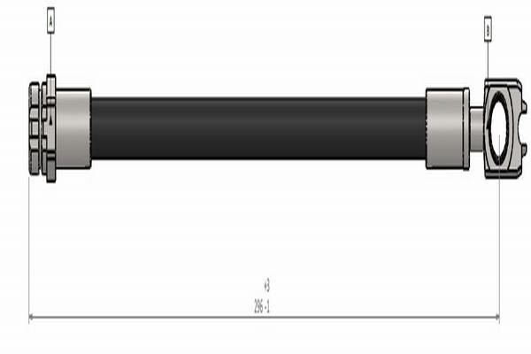 CAVO C900618A | Fren Hortumu Arka 23156 / 24.5204-0233.3 (285 mm) | 1 Adet