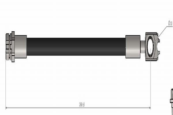 CAVO C900642A | Fren Hortumu Arka (285 mm) | 1 Adet