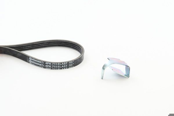 CONTINENTAL CTAM 4PK711ELASTT1 | Kanallı Kayış Seti (VW: Crafter 2.0 TDI 11-16 / Ford: Mondeo III 2.0Tdcı 2.2 TDCI Transit 2.0D 00-06)