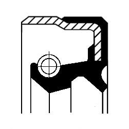 CORTECO 49375626 | Keçe 78.5X95x13.5 mm 95Xf Cf75 Cf85 Xf95 Xf105