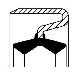 CORTECO 82015147 | Keçe Aks Iveco Eurocargo Eurotrakker 50*62*5 | 5 Adet