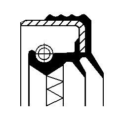 CORTECO 82016062 | Yağ Keçesi 80×100×12 Iveco VW Renault