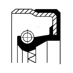 CORTECO 82019463 | Yağ Keçesi 50X70x9 Scania 96