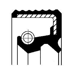 CORTECO 82031712 | S-Kam Mili Keçesi Scania 38.1X50x6,8 4 Serisi 94-124- 144-164