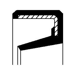 CORTECO 82034347 | (01034347B) Keçe Baofsfx7 32.0X 55.0X 6.0 72Nbr Volvo