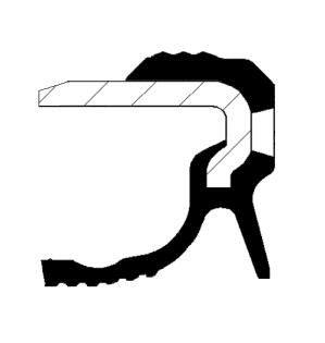 CORTECO 82037092 | Krank Keçesi Arka Insignia-Astra.J *B16dth*