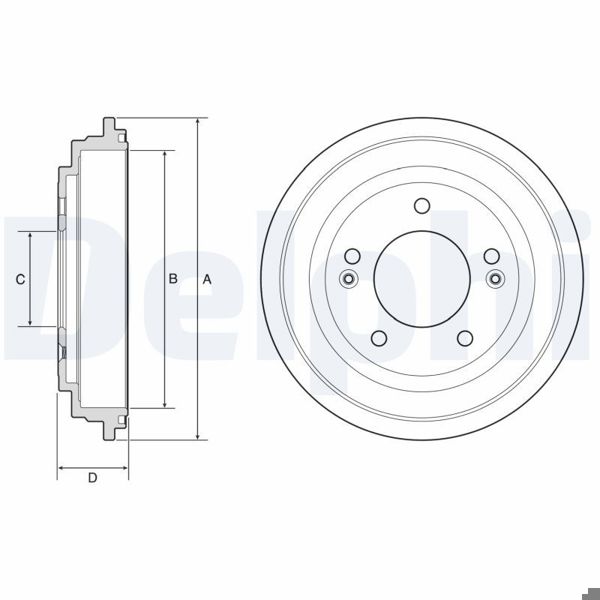 DELPHI BF613 | Kampana 11-Elantra-Cerato