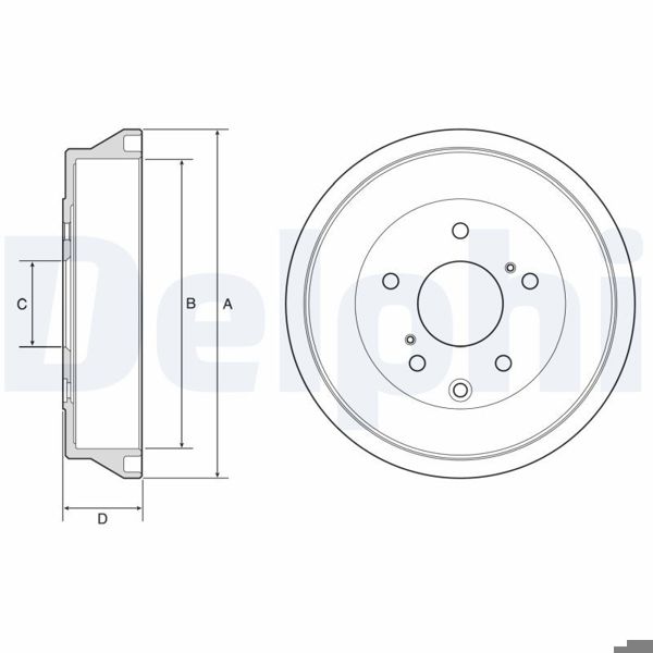 DELPHI BF636 | Fren Kampanası Nissan Juke 01 / 2013 /