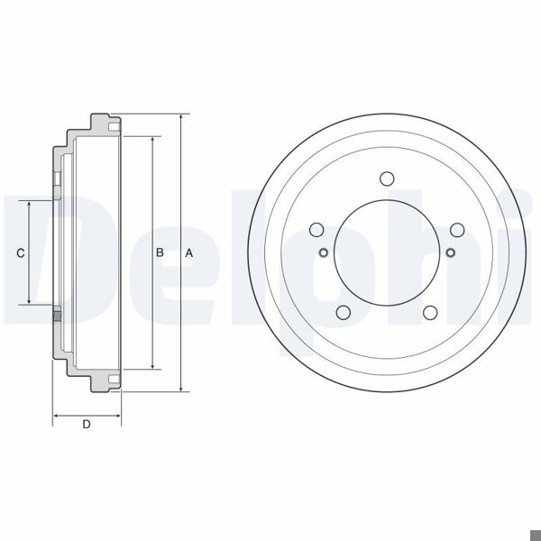 DELPHI BF647 | Kampana Arka Suzuki Jımny 2018 -