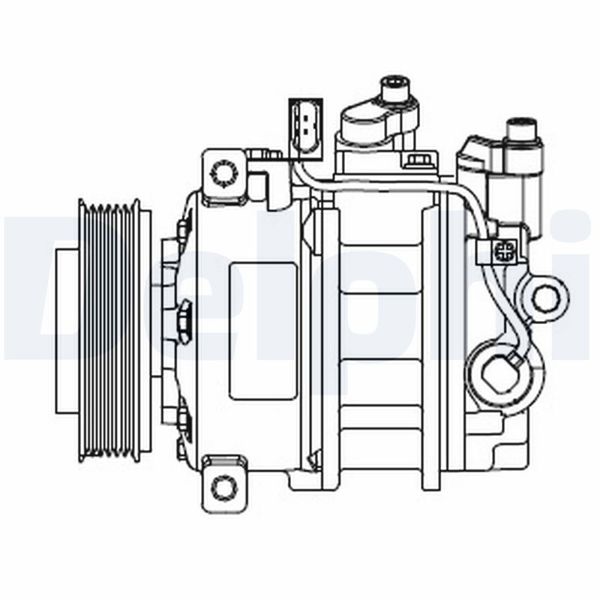 DELPHI CS20546 | Klima Kompresörü (VW: Audi A4)
