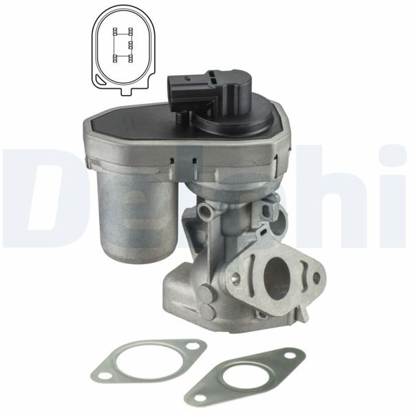 DELPHI EG10399-12B1 | EGR Valfi 06-Boxer-Jumper-Ducato 2.2Hdi 100Hp