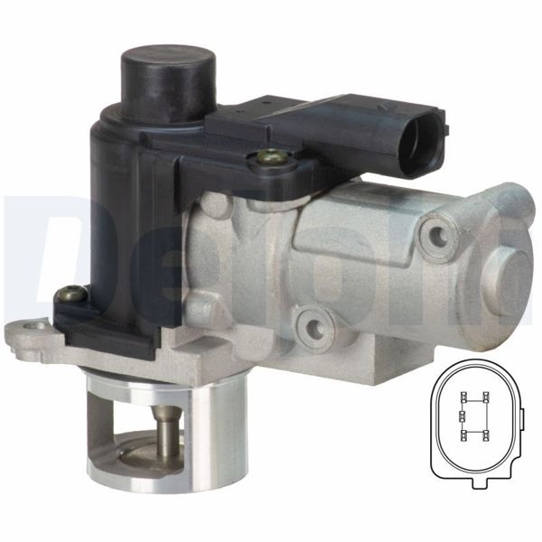 DELPHI EG10471-12B1 | EGR Valfi (VW: Beetle, Golf VI)
