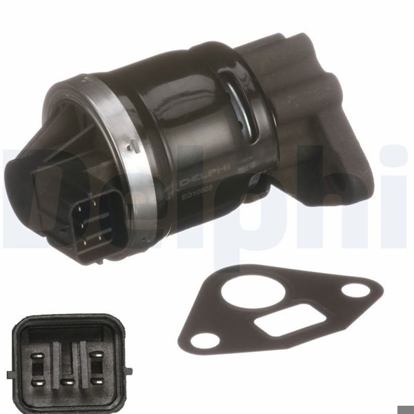 DELPHI EG10505-12B1 | EGR Valfi (Honda: Civic 1.4 06-/ Jazz 1.2-1.3-1.4 02-08)