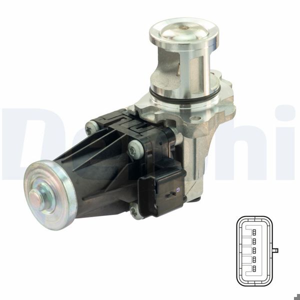 DELPHI EG1058512B1 | EGR Valfi Berlingo-C3-C4-Mondeo-P207-P208-Partner 07= >
