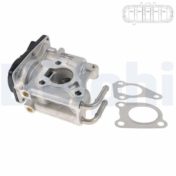 DELPHI EG10607-12B1 | EGR Valfi-(Toyota Avensis 09-Rav4 06-Verso 10-2.0D4d-2.2D4d)