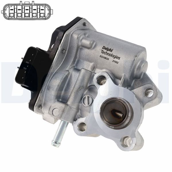 DELPHI EG10633-12B1 | EGR Valfi-(Toyota :Auris 07-18 / Corolla 07-18 / Verso 11-/ Yaris 06-12 1.4 D4d)