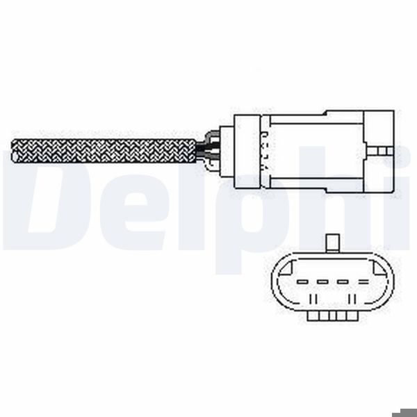 DELPHI ES10793-12B1 | Lambda Sensörü 98-Clo.II-Mgn.I.II-Lgn.I.II 16V