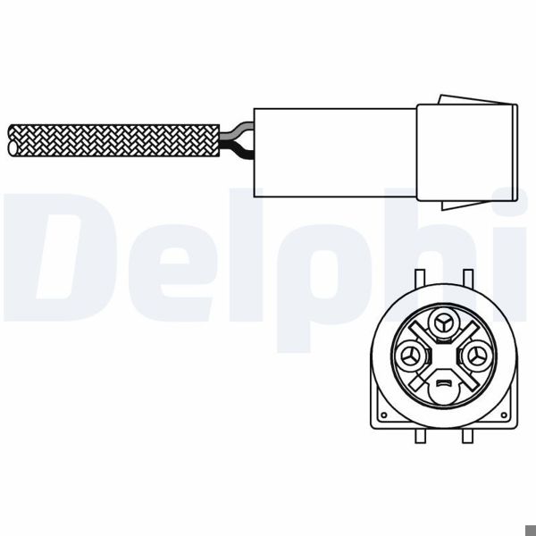 DELPHI ES10993-12B1 | Oksijen Sensörü (Ford Escort Fiesta II Scorpio Sıerra Transit)