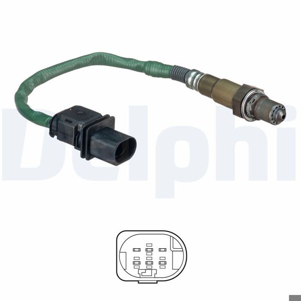 DELPHI ES20551-12B1 | Lambda Sensörü 05-A-Seri (W169) C-Seri (W204) E-Seri (W212) Vito