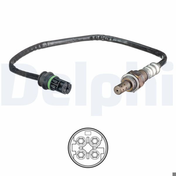 DELPHI ES20674-12B1 | Oksijen Sensorü-BMW 06 / 2004-06 / 2012