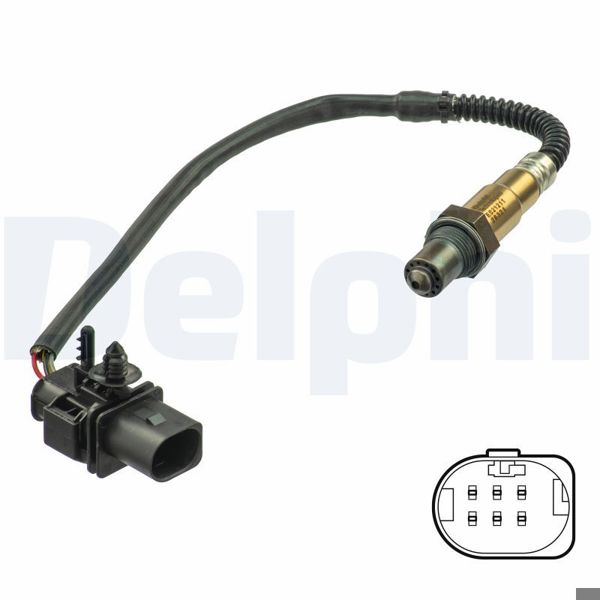 DELPHI ES21211-12B1 | Oksijen Sensorü On Land Rover 10 / 2006 -