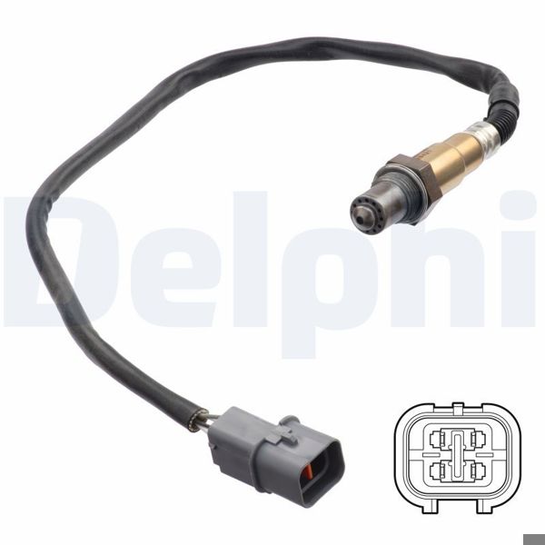 DELPHI ES21297-12B1 | Oksijen Sensörü On Hyundai 2008 -