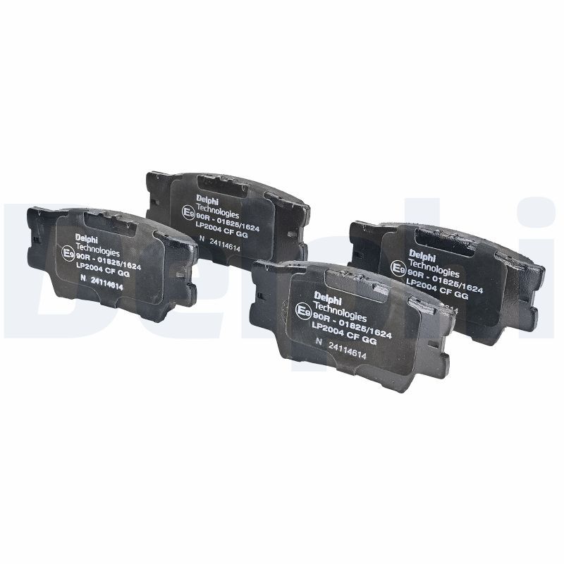 DELPHI LP2004 | Fren Balata Arka Toyota Camry V4 06-14, Camry V5 11-17, Rav4 III 06-13, Rav4 IV 12-18