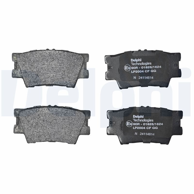 DELPHI LP2004 | Fren Balata Arka Toyota Camry V4 06-14, Camry V5 11-17, Rav4 III 06-13, Rav4 IV 12-18