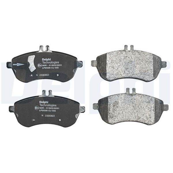 DELPHI LP2028 | Fren Balata Ön Mercedes E Serisi 07-E200 E250 C Serisi C180 C280 C320 C350 C-Serisi (W204) 07-14C 180 CDI (204.000) C 200 CDI (204.001) C 250 CDI 4-Matic (204.082) C 220 CDI (204.008) C 180 Kompressor (204.046) C 200 Kompressor (204.041) C 230 (204.052) C 280 (204.054) C 230 4-Matic (204.085) C 280