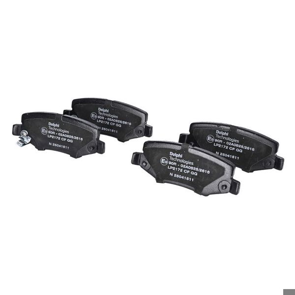 DELPHI LP2172 | Fren Balatası Arka (Jeep Cherokee 07-/ Dodge Nitro 2.8Crd-3.7 V6-4.0 06 / 07 -)