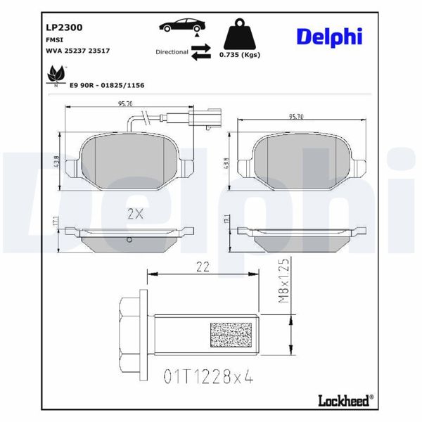 DELPHI LP2300 | Fren Balata Arka Linea (323_, 110_) 06-1.6 D Multijet / Mıto (955_) 08-181.4 Multiair (955Axl1b) 1.4 Turbo Multiair (955Axs1b, 955Axs11) 1.3 Multijet (955Axt1a) 1.4 (955Axv1a) 0.9 Twinair (955.Axw1b) 1.4 Bifuel (955Axg1a) 1.4 (955Axb1b, 955.Axf1b) 1.4 Tjet (955Axa1b) 1.6 Jtdm (955Axc1b) 1.4 (955Axb1b) 1.4 Tjet (955Axg1a) 1.3 Multijet (955Axh1b, 955Axt1a) 1.6 Jtdm (955Axe1b) 1.4 Turbo Multiair (955Axm1a, 955Axr11) 1.4 Multiair (955Axn1b) 1.3 Multijet (955Axp1a, 955Ayc1a) 1.4 (955.Axb1b, 955.Axu1a) 0.9 Twinair (955Axy1b) 1.4 Tb (955.Ayb11, 955.Axb1b) 1.3 Multijet (955Axt1a, 955Aya1a) Mıto 08 -