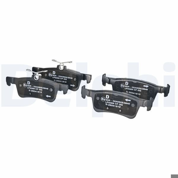 DELPHI LP3369 | Fren Balata Arka 18-Fiesta