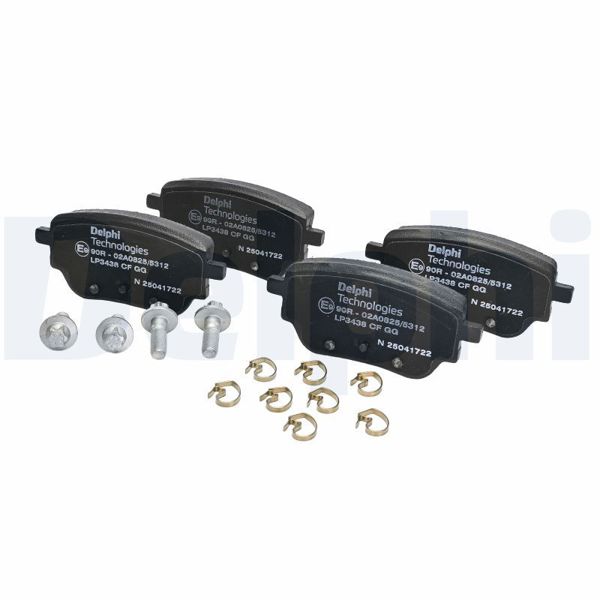 DELPHI LP3438 | Fren Balatası 177 / 247 / 118 Arka