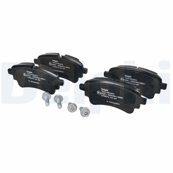 DELPHI LP3670 | Arka Balata-Kablosuz Audi A4-A6-Q5