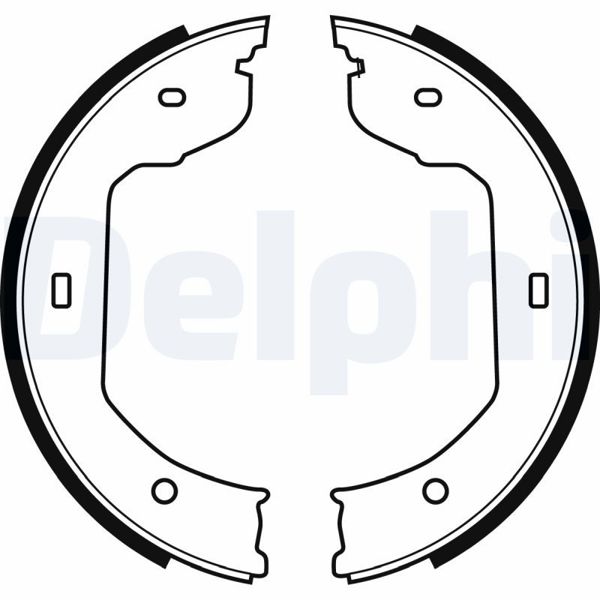 DELPHI LS1920 | Pabuç Balata (El Fren) 03-10 T.Porter.T5-Touareg